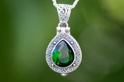 cremation pendant with ash
